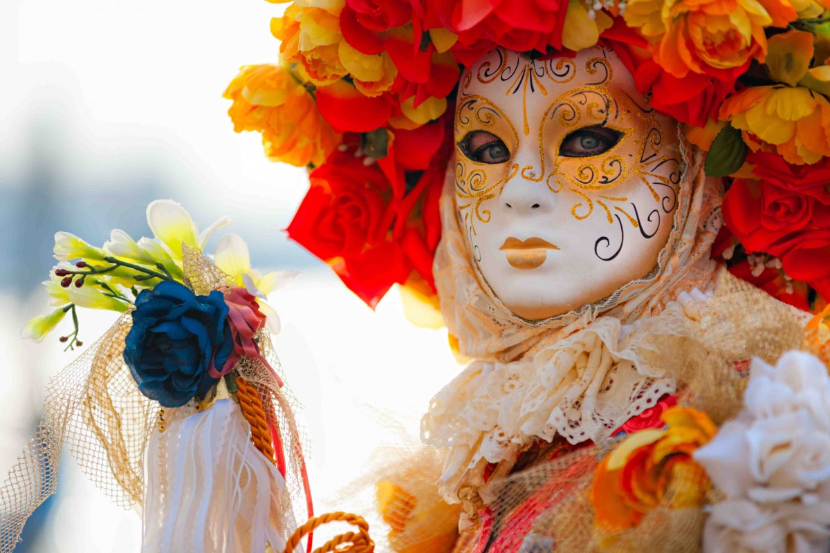Maschera al Carnevale di San Gimignano