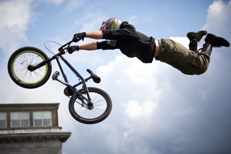 Durante il Florence Bike Festival si potranno vedere esibizioni con le biciclette acrobatiche
