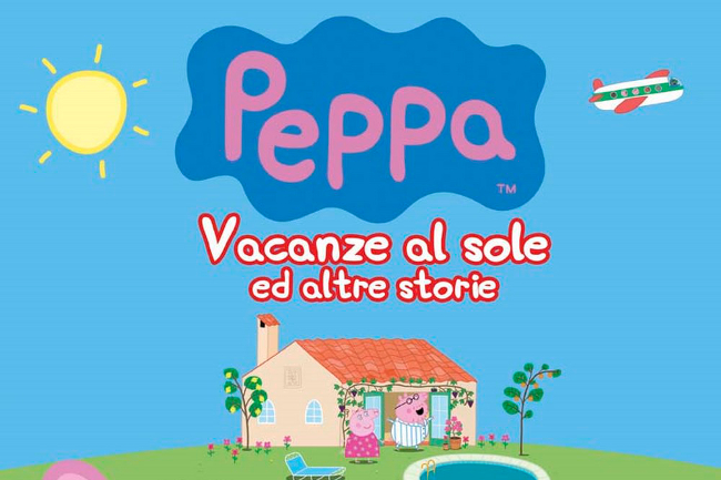 Peppa Pig Vacanze al sole, impazza sulle spiagge toscane la moda ispirata al celebre maialino, un'Idea vacanza per bambini in Toscana 