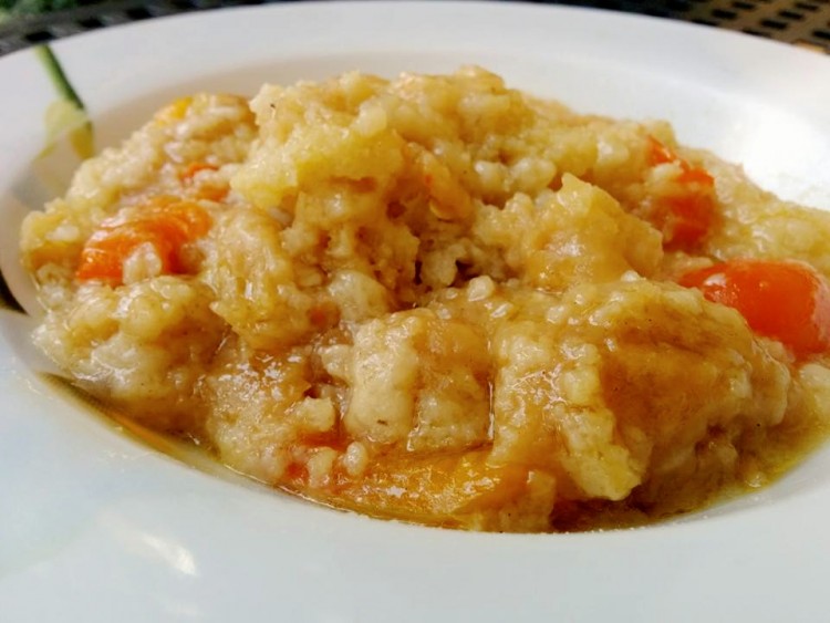 Piatto di acquacotta, piatto tipico della cucina toscana tradizionale.