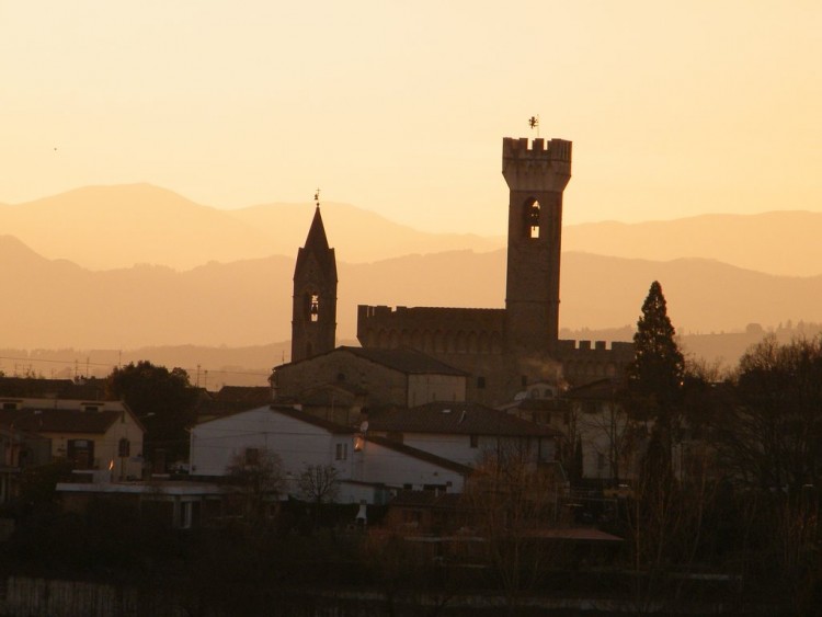 Scarperia e San Piero a Sieve al tramonto