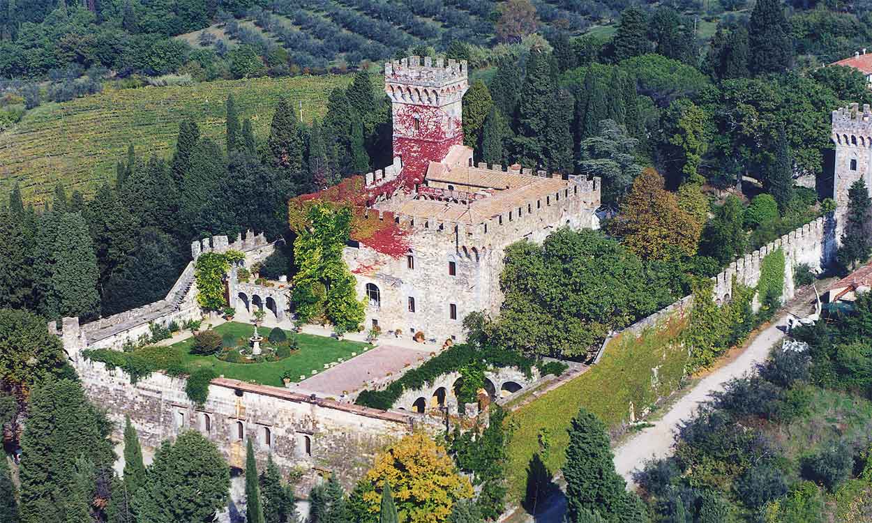Il Castello di Vincigliata, vicino a Firenze, Toscana