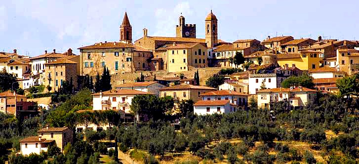 Monte San Savino è un borgo della Toscana in Val di Chiana, vicino al Castello di Gargonza, dove è stato vinto il record per la porchetta più lunga del mondo.
