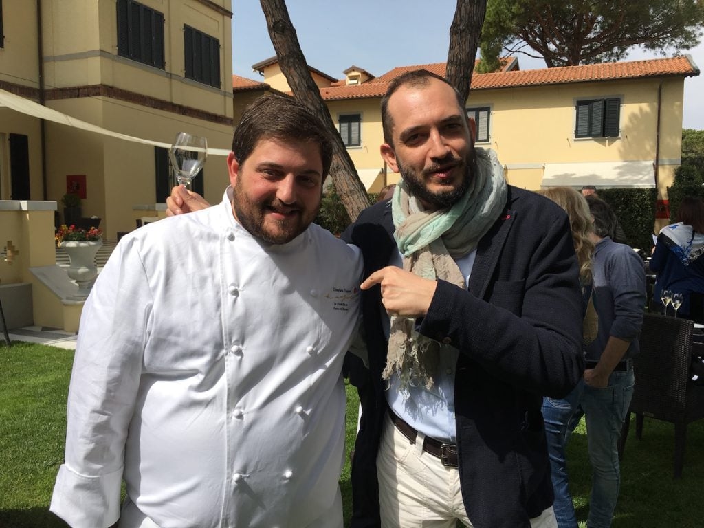 Cristoforo Trapani, chef del Ristorante Magnolia, una stella Michelin dell'Hotel Byron a Forte dei Marmi.