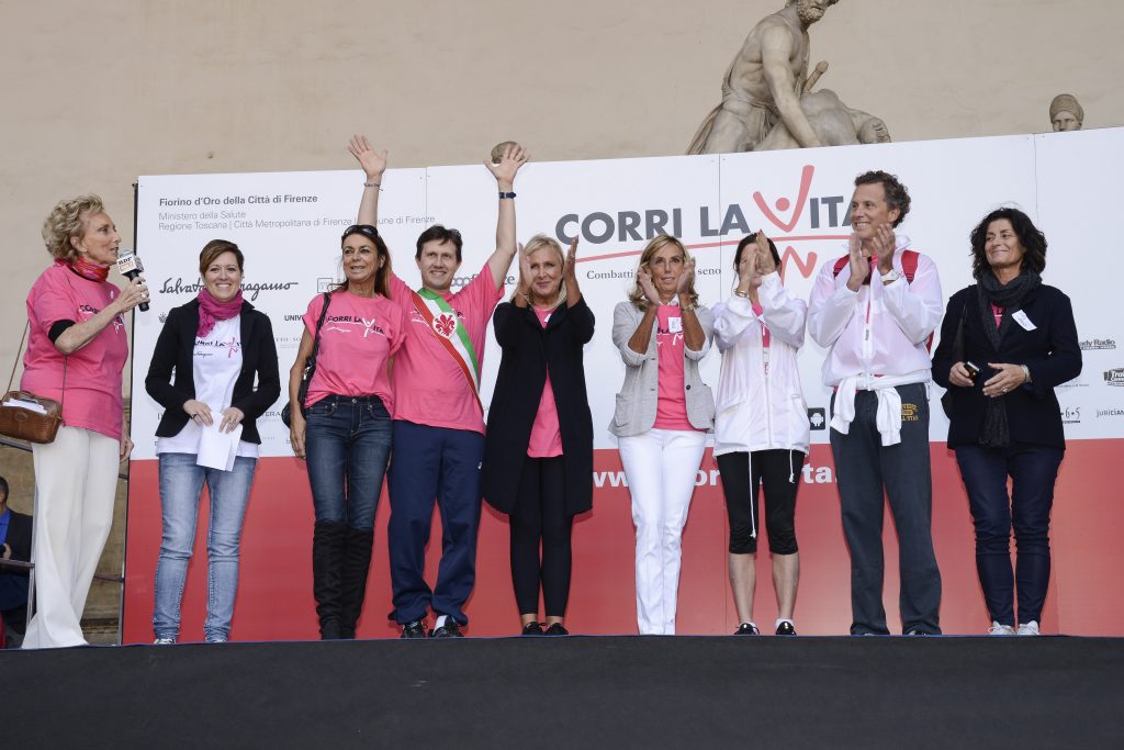 A Firenze il 25/09 si è corso la 14° edizione di Corri la Vita, la maratona di solidarietà che raccoglie fondi per la lotta al tumore al seno