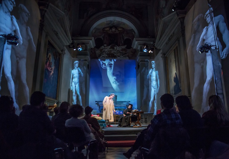 Medici Dynasty Show è uno spettacolo teatrale multimediale in lingua inglese che ogni martedì si replica a Firenze nella Chiesa del Fuligno