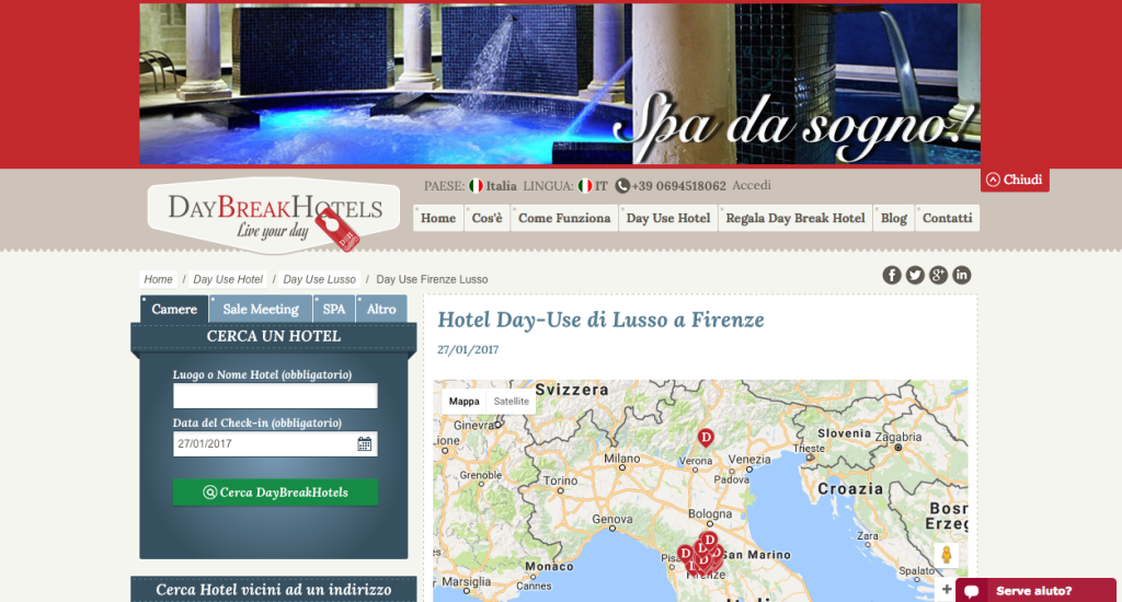 DayBreakHotels.com è il portale di chi cerca servizi e comfort di un luxury hotel durante il giorno a prezzi ridotti e con vantaggi esclusivi