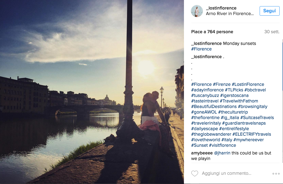 I 10 account Instagram da seguire per vivere Firenze as a local scoprendo tradizioni, eventi e best places del capoluogo toscano.