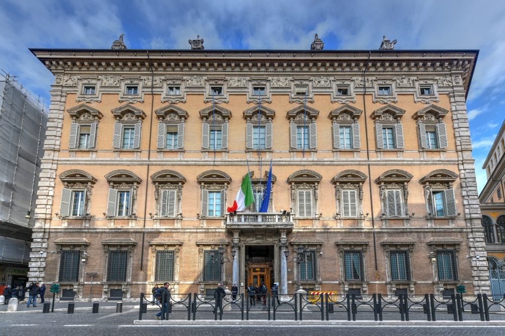 Palazzo Madama, un tempo Palazzo Salviati, è oggi la sede del Senato della Repubblica italiana 