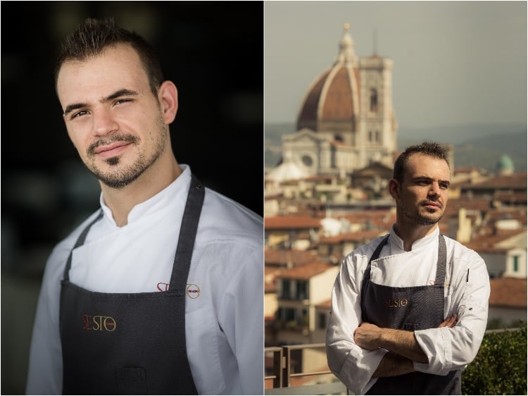 Matteo Lorenzini è il giovane chef del SE. STO On Arno, il ristorante rooftop del Westin Excelsior di Firenze.