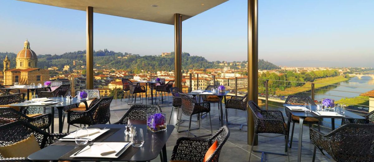 Se.Sto on Arno, ristorante del Westin Excelsior Firenze: una vista imperdibile sulla città insieme alla creativa cucina di Matteo Lorenzini