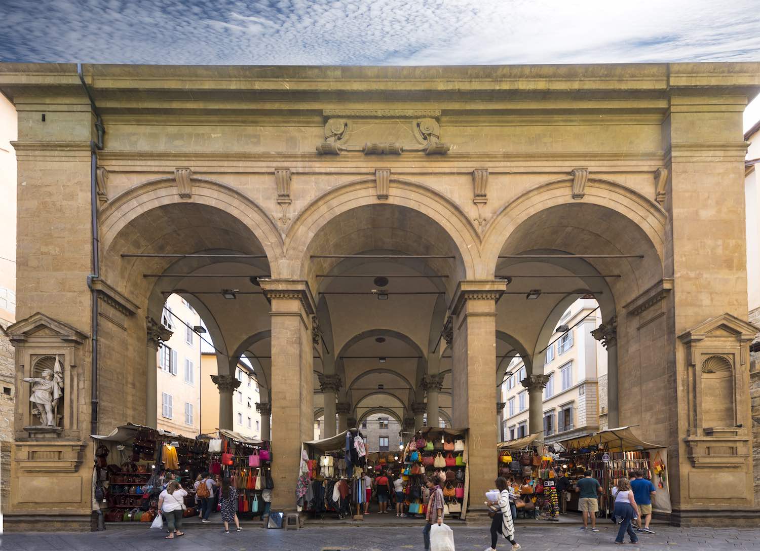 La loggia del Mercato Nuovo, a Firenze