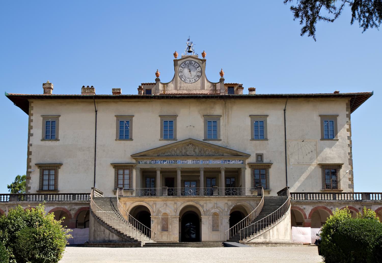 La villa medicea di Poggio a Caiano è una delle residenze dei Medici Patrimonio Unesco