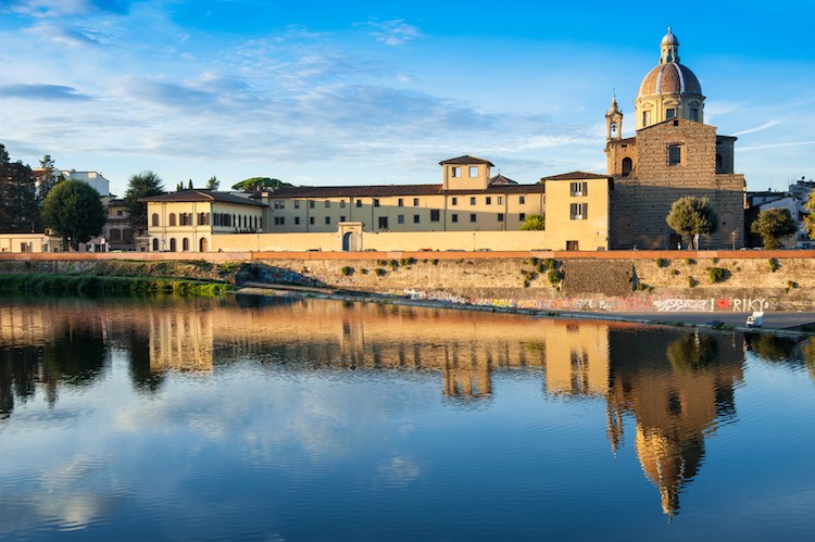 Quartiere di San Frediano a Firenze visto di qua d'Arno