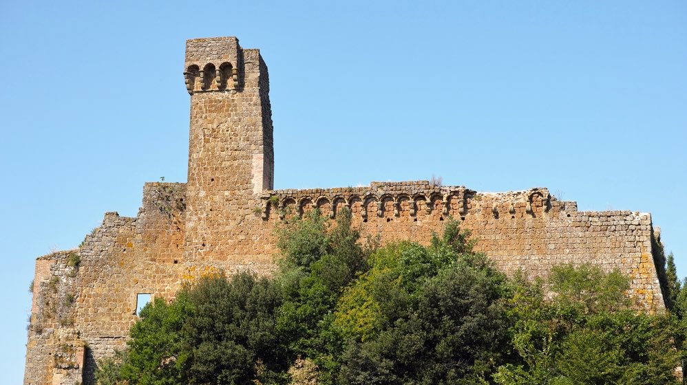 Il castello aldobrandsco a Sovana