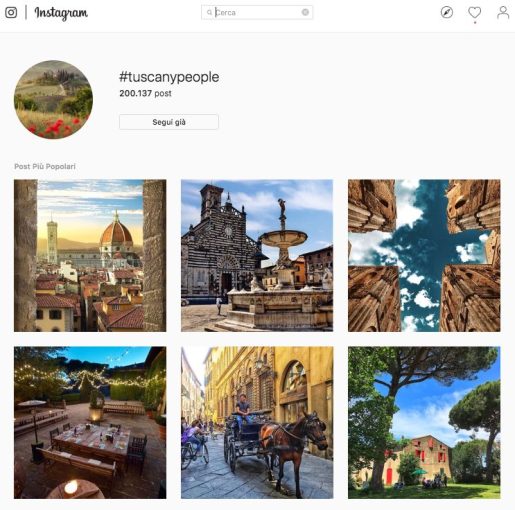 TuscanyPeople, la rivista toscana sulla Toscana, sale sul podio dei più importanti Instagram Influencer di #Tuscany con oltre 200.000 Hashtag