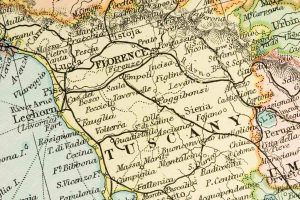 Mappa della Toscana: modi di dire comuni in dialetto toscano