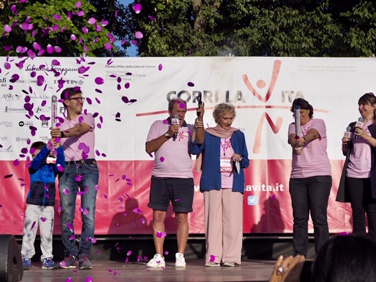 Record di partecipazione per Corri la Vita XVII, l'evento dedicato alla prevenzione e cura del tumore al seno, creato da Bona Frescobaldi