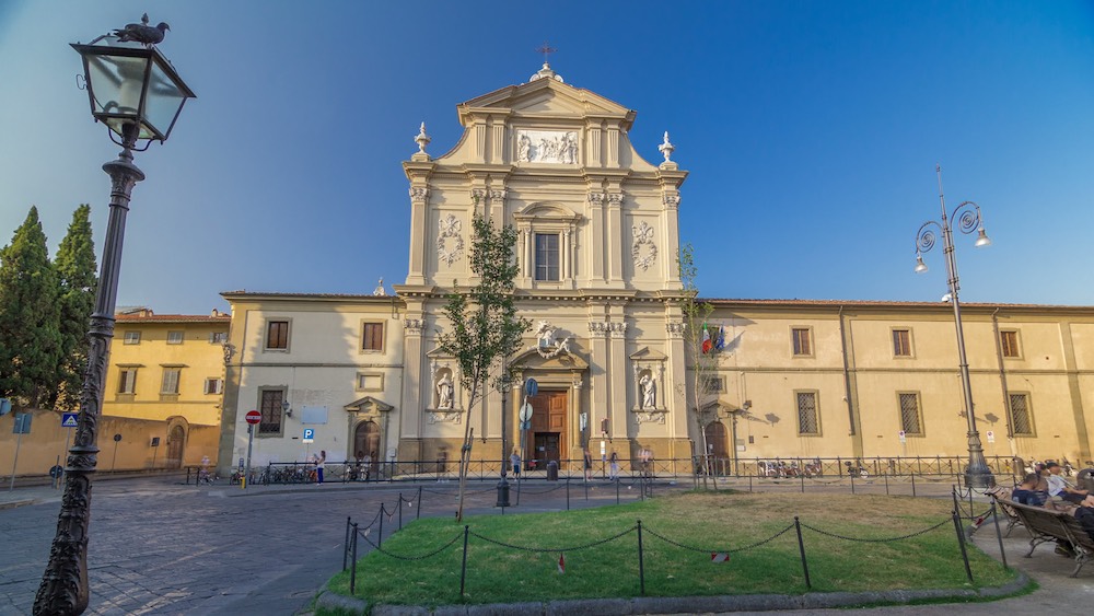 Pico della Mirandola è sepolto nel Convento di San Marco a Firenze