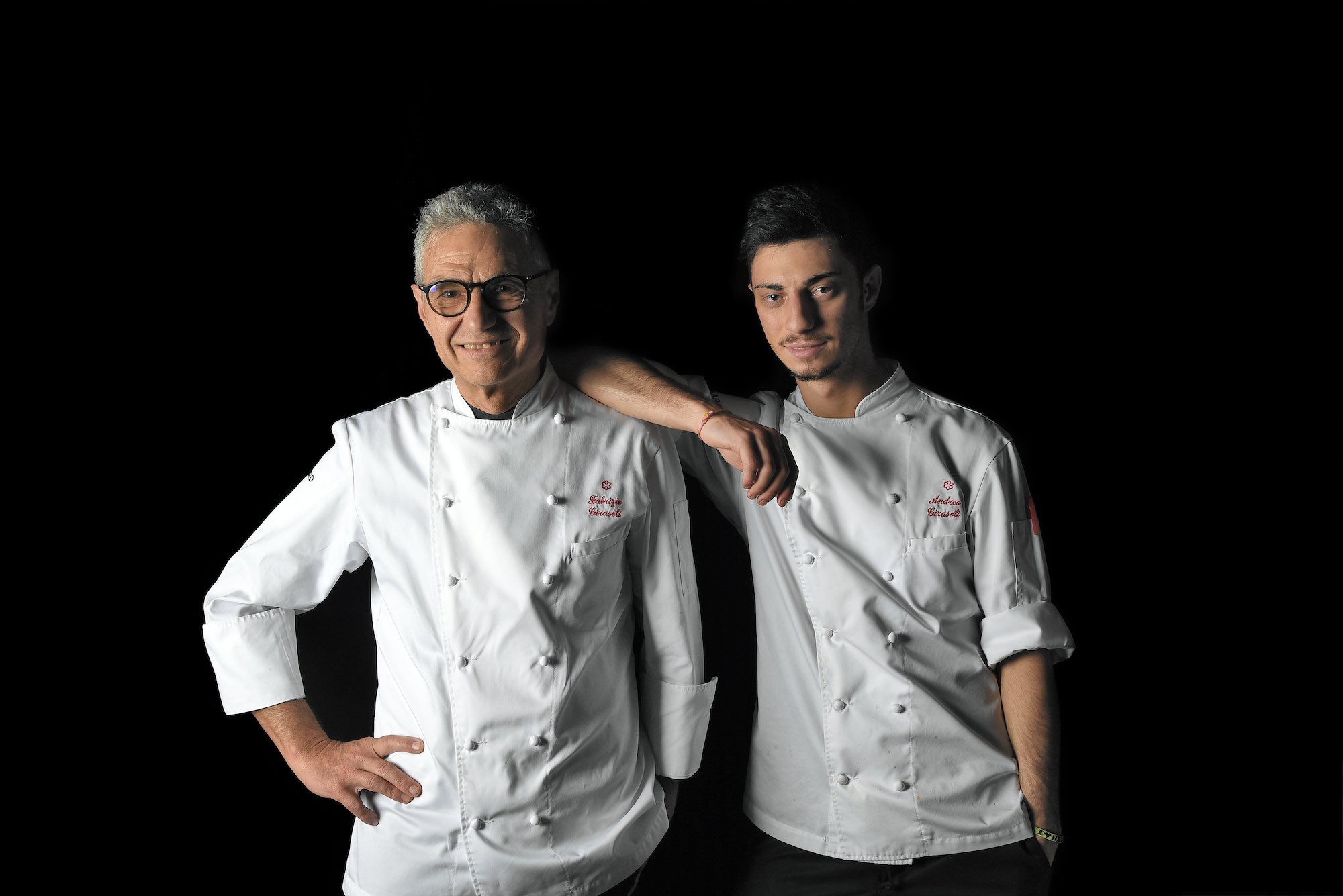 Andrea e Fabrizio Girasoli sono alla guida della cucina del Butterfly, ristorante stellato in Toscana.