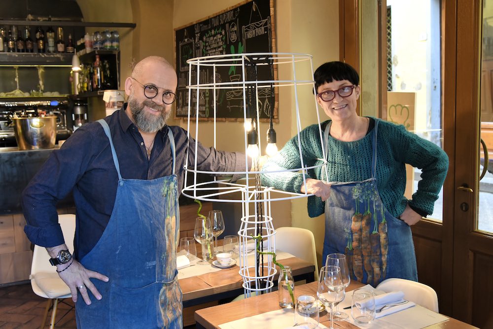 Simone e Francesca, i proprietari dei uno dei migliori ristoranti a Pistoia