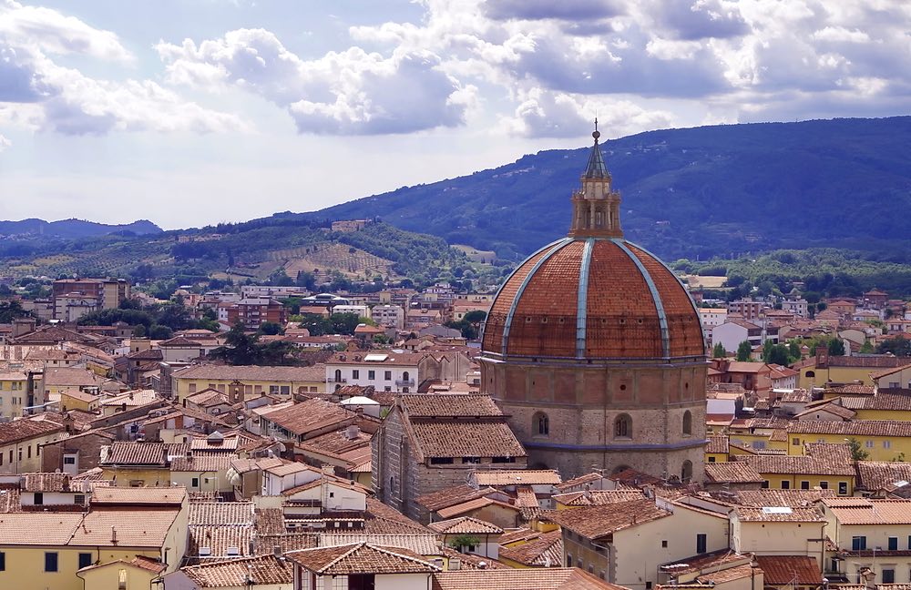 La cupola di Pistoia ricorda la cupola del Duomo di Firenze