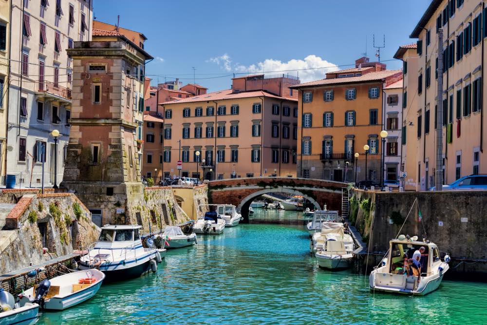 Fossi e canali del Quartiere Venezia a Livorno