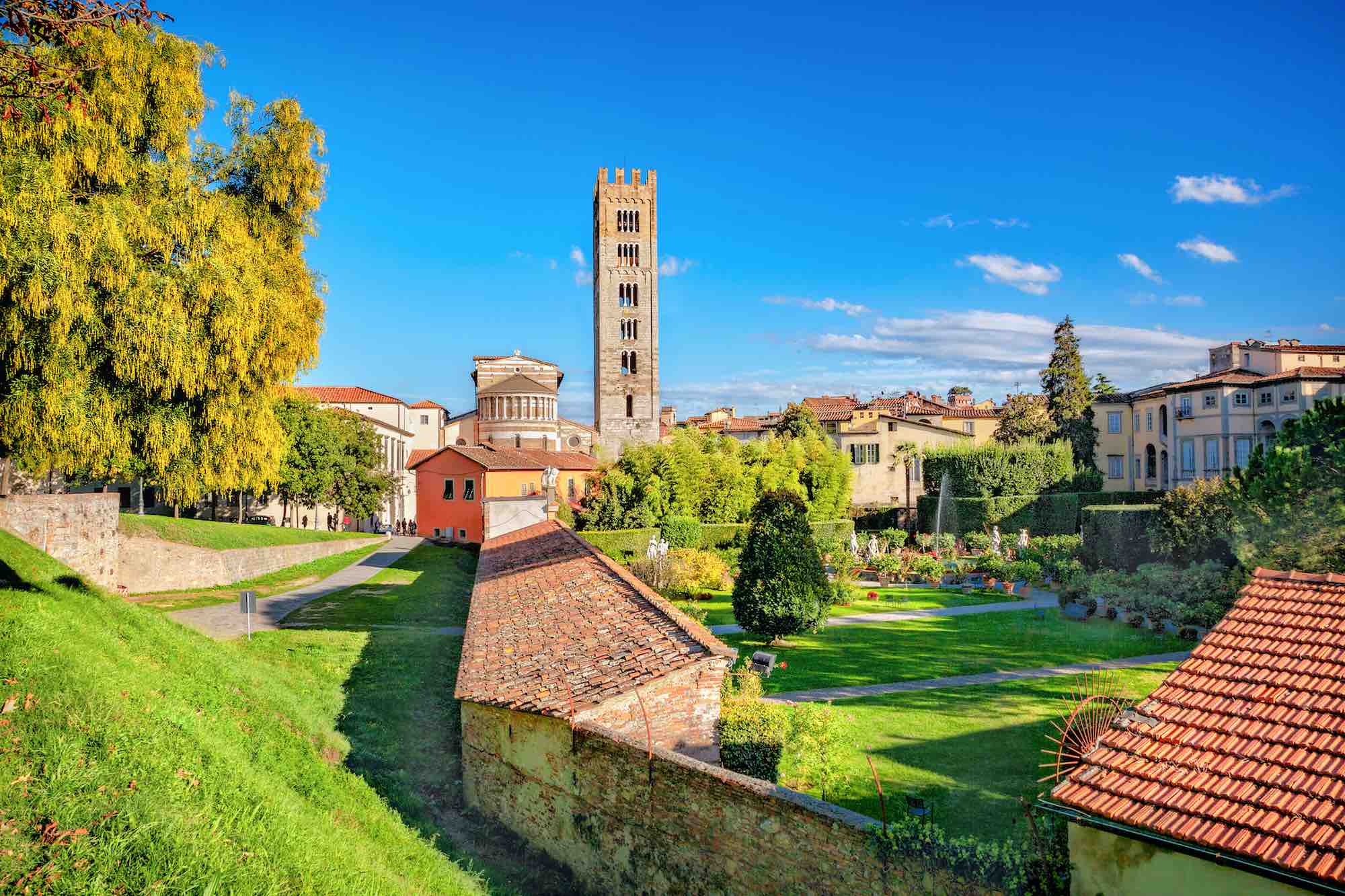 Veduta di San Michele in Foro a Lucca