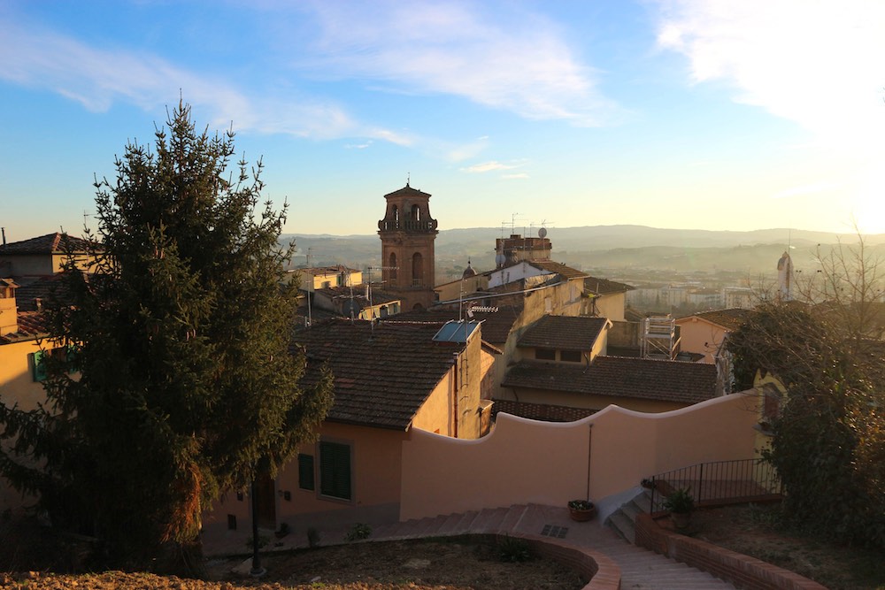 Panorama sul borgo toscano di Castelfiorentino