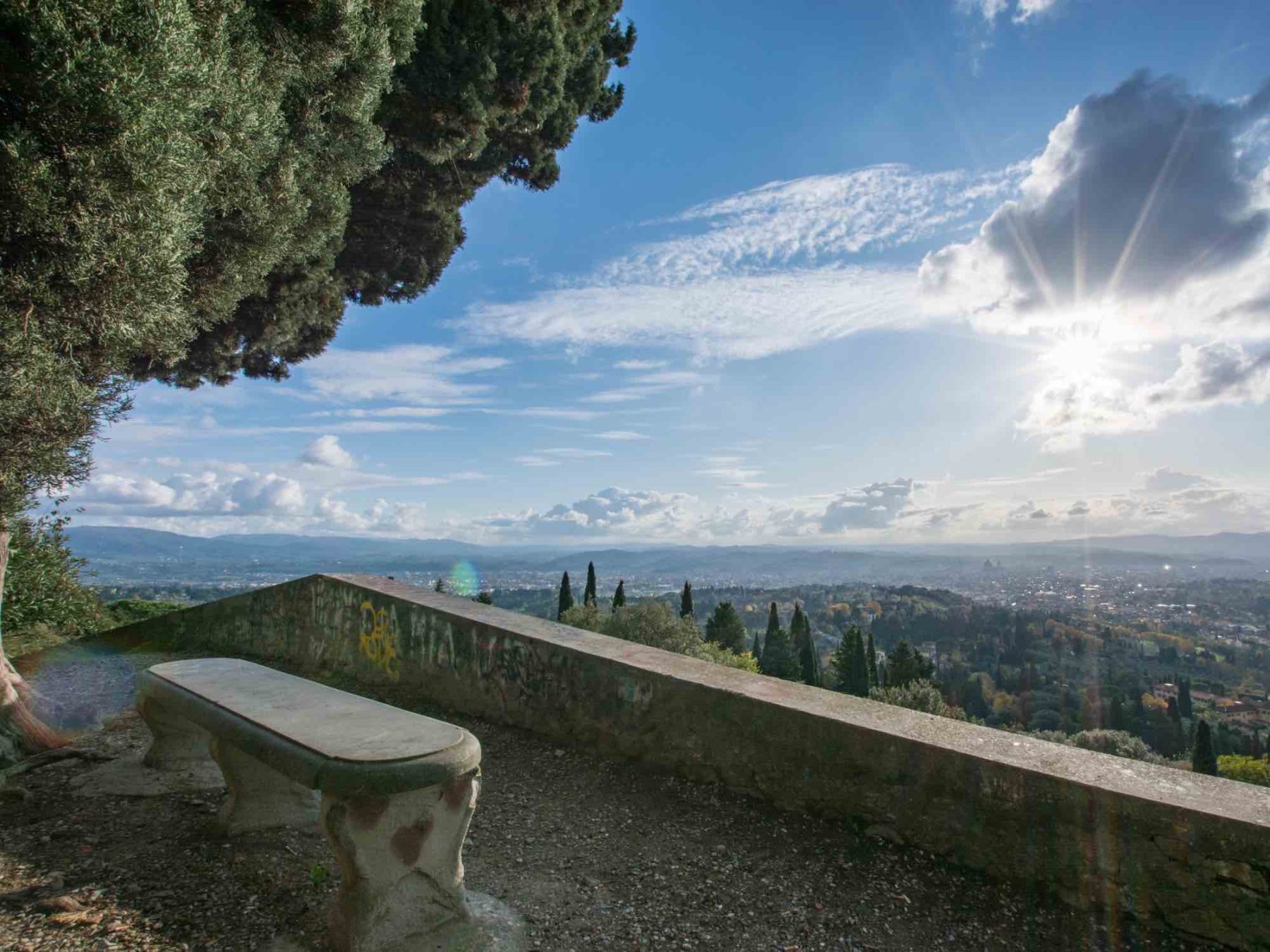 Panorama da Fiesole verso Firenze