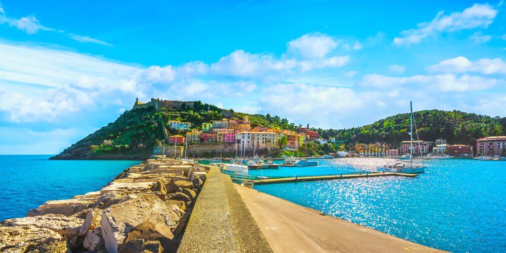 Porto Ercole, borgo toscano all'Argentario, inserito tra i Borghi più belli d'Itala