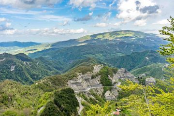 Panorama del Casentino, territorio del Parco Nazionale delle Foreste Casentinesi