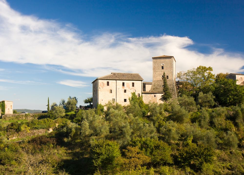 Il borgo medievale di Stigliano a Sovicille in Toscana