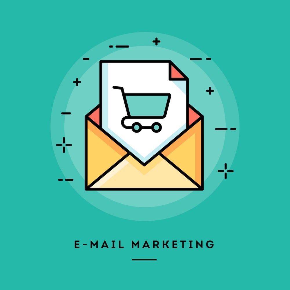 Immagine di mail che esprime il concetto di email marketing
