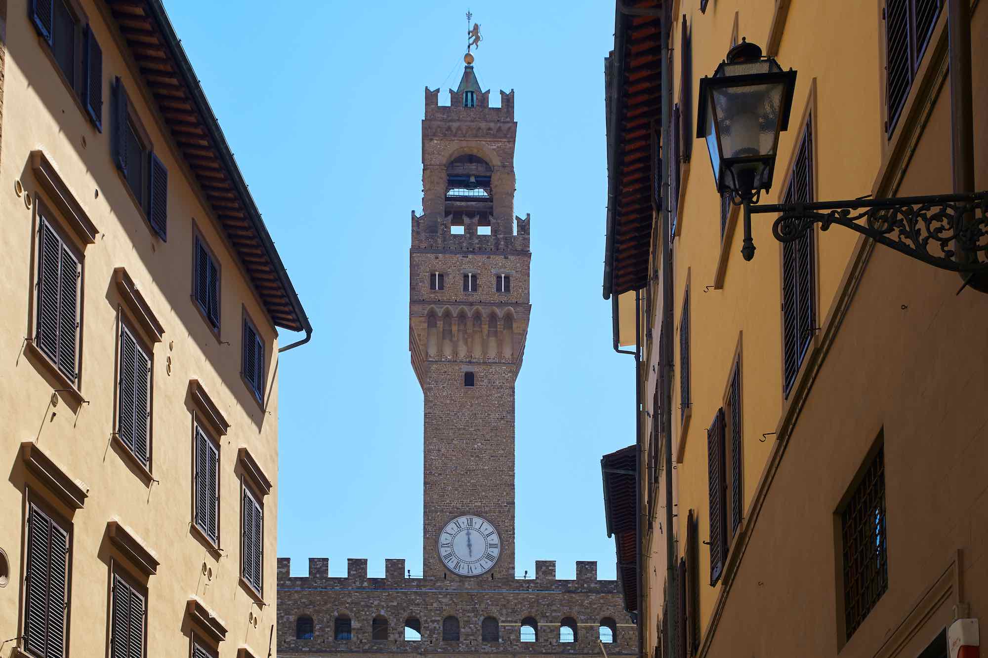 Torre di Arnolfo di Palazzo Vecchio a Firenze