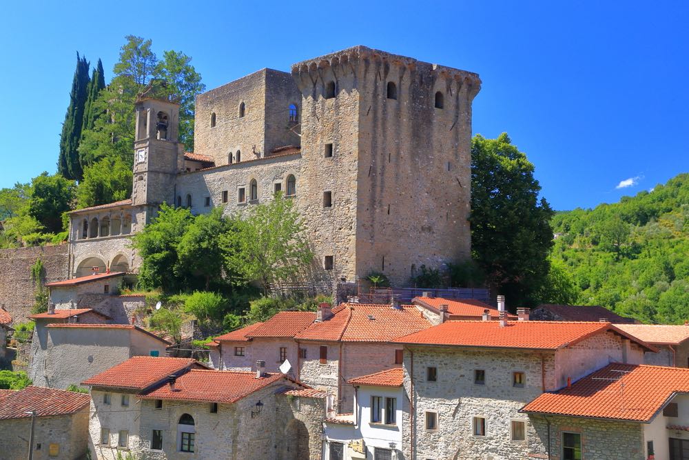 Castello delle Verrucola nel borgo toscano di Fivizzano