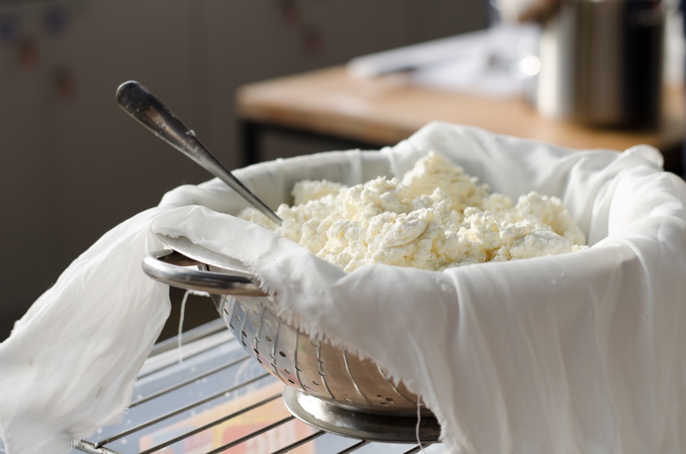 Laboratorio di produzione di formaggio 