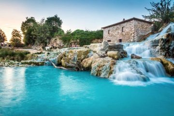 Le Cascate del Mulino a Saturnia sono tra le più belle terme in Toscana