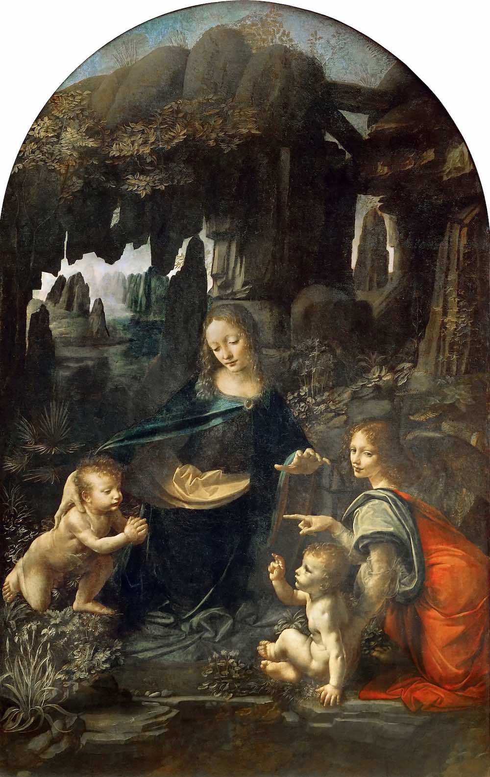 La Vergine delle Rocce di Leonardo da Vinci