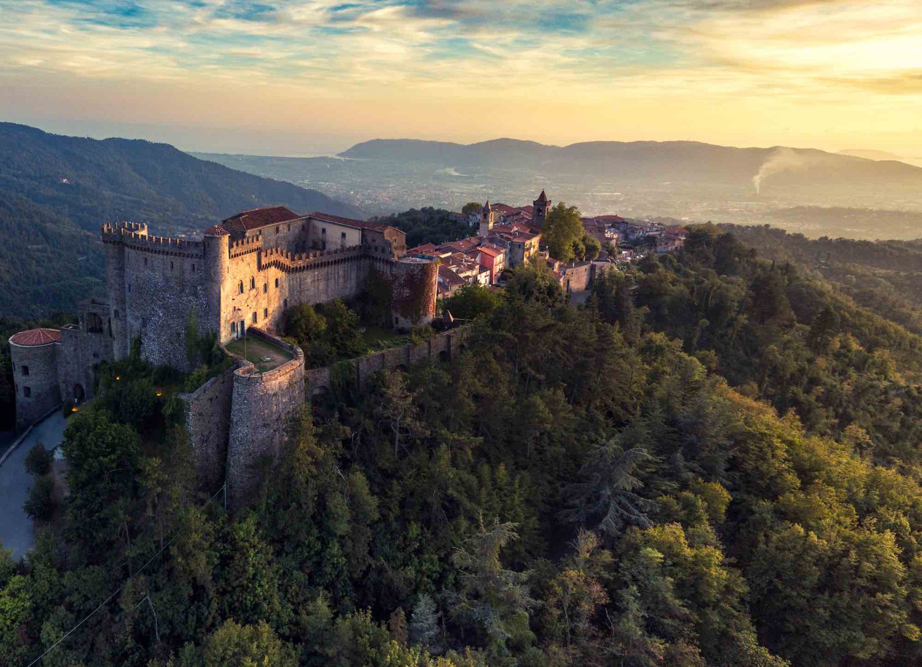 Il Castello Malaspina a Fosdinovo è uno dei più bei castelli in Toscana