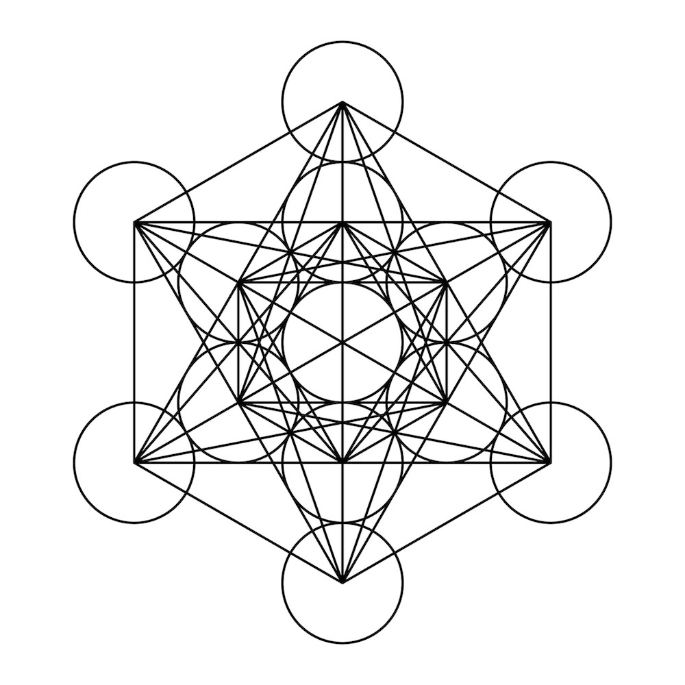 Il Metatron's cube è una forma della geometria sacra