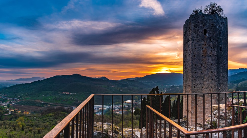 Torre del Barbarossa a Serravalle Pistoiese in Toscana