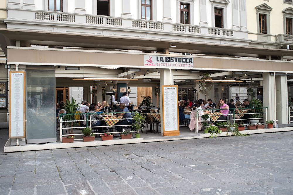 La Bistecca Osteria Fiorentina è un ristorante in Piazza della Repubblica a Firenze