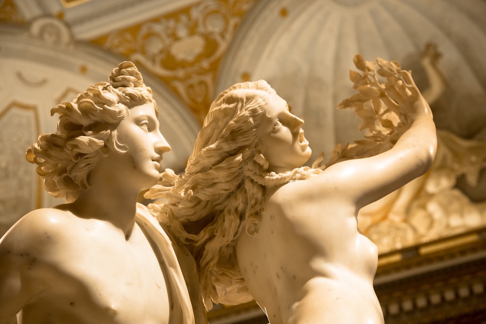 Il capolavoro scultoreo di Gian Lorenzo Bernini "Apollo e Dafne" a Roma