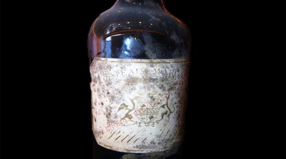 Una bottiglia di Chateau Margaux del 1787