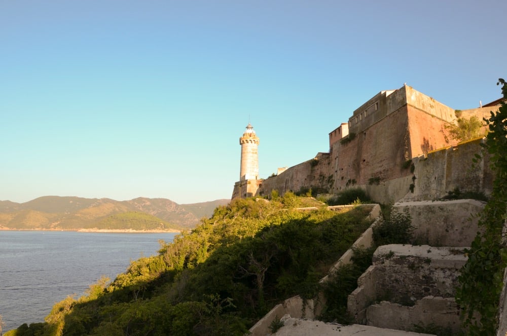 Forte Stella e Faro di Portoferraio all'Isola d'Elba 