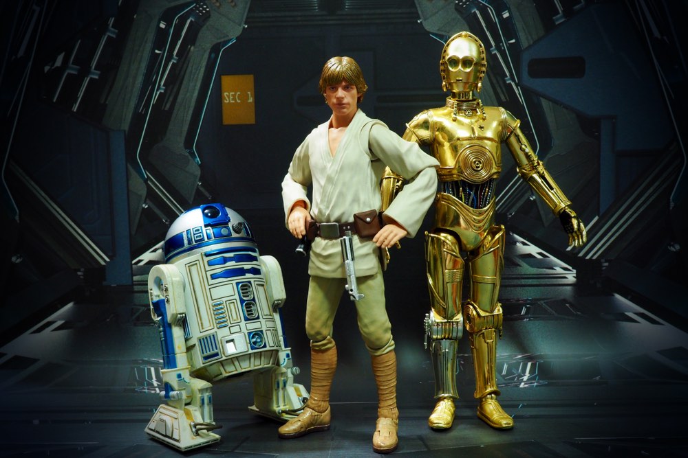 Guerre Stellari: Luke Skywalker e robot al museo delle cere di Bangkok