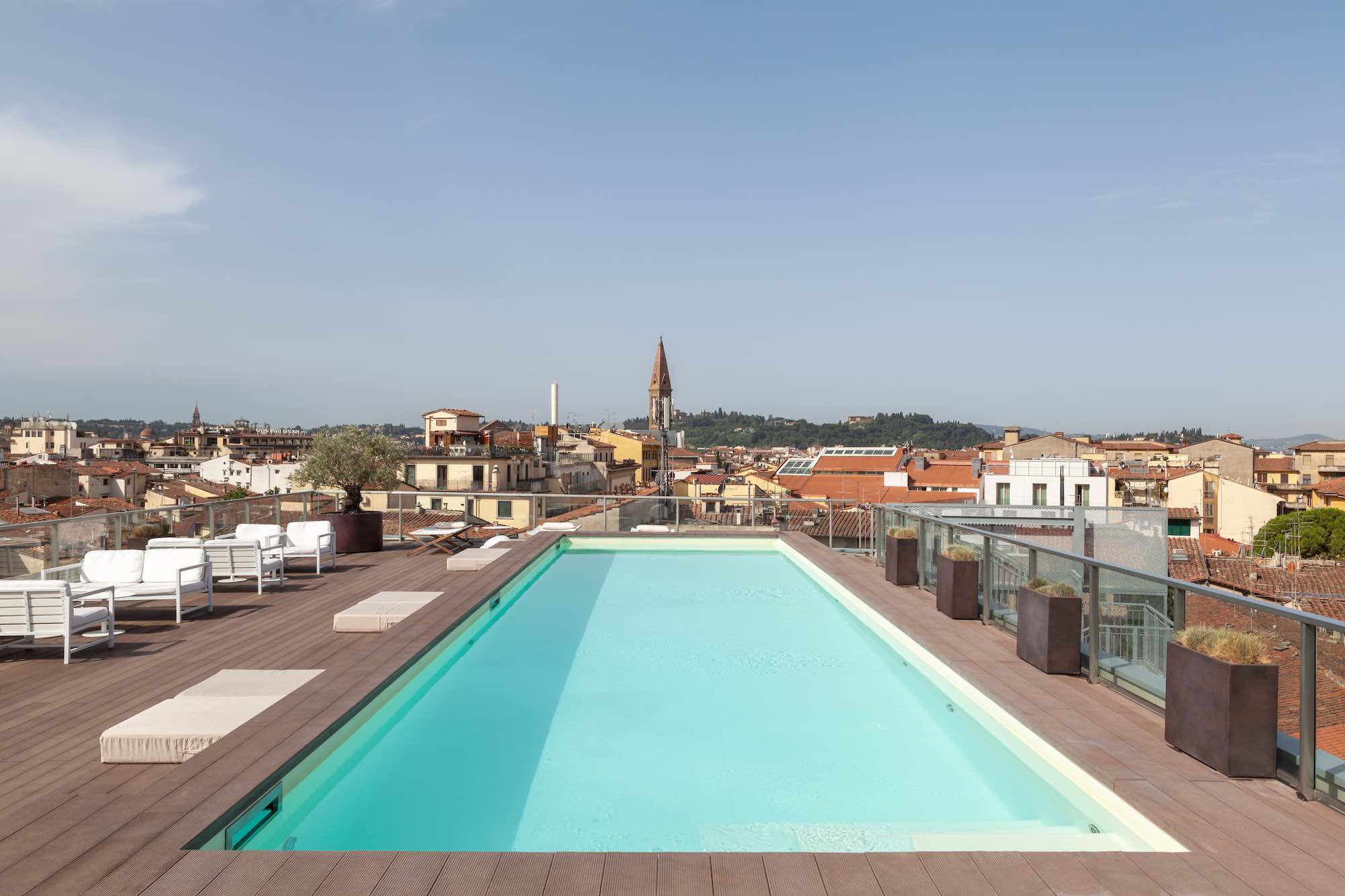 Terrazza panoramica del Glance Hotel in Florence