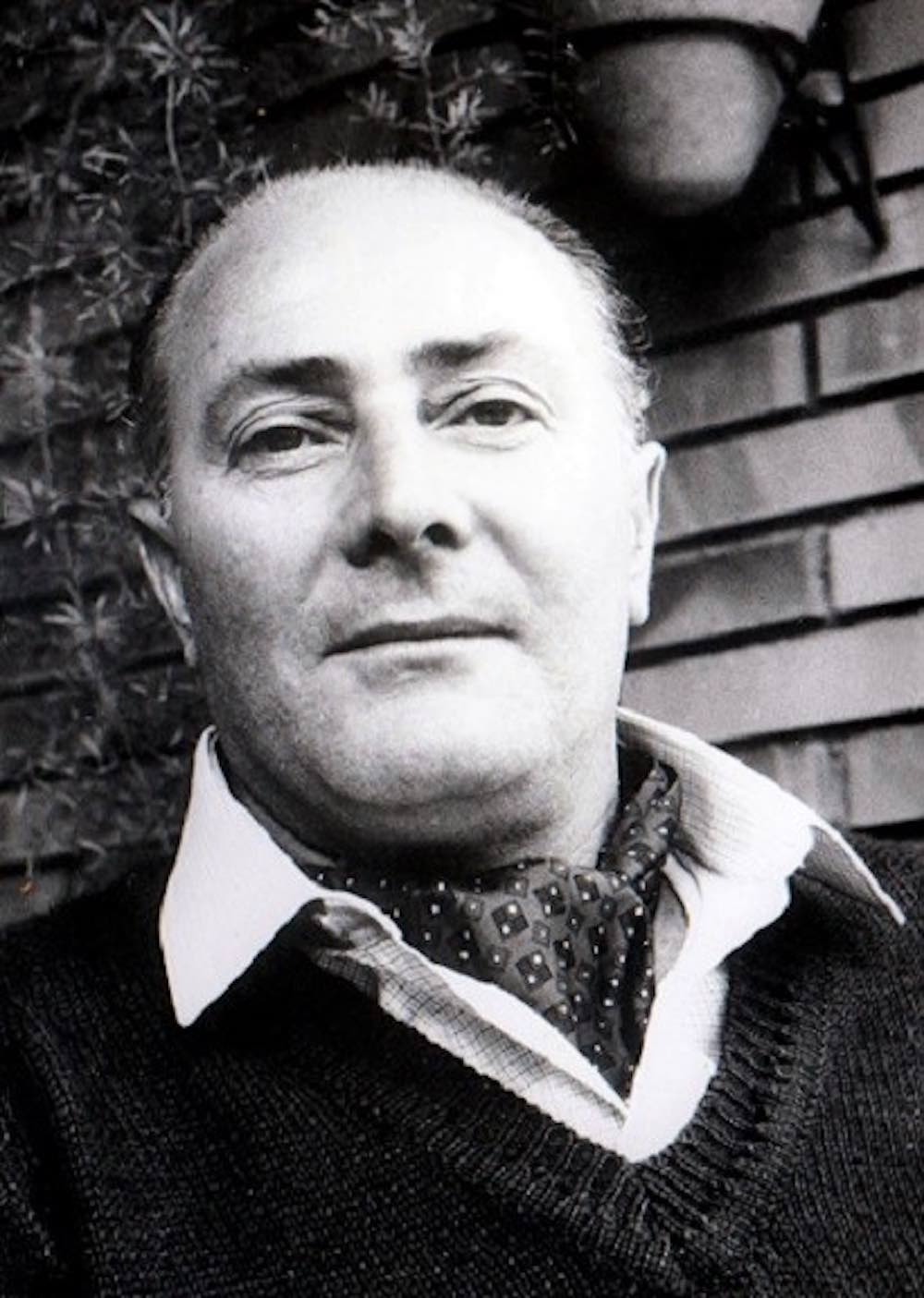 Primo piano di Rafaello Brignetti, scrittore toscano del Novecento, vincitore di importante premi letterari