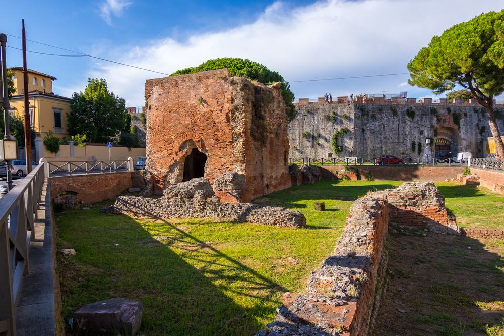 I Bagni di Nerone a Pisa, negli scavi davanti a Porta di Lucca